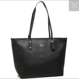 Coach black tote